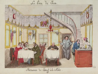 Le Bœuf à la Mode, rue Valois, Paris, de Le Goût du Jour, c.1830